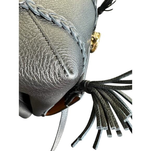 Chloe NWT Penelope Large Top-Handle Bag in Black Smooth Grained Leather - Picture 10 of 16